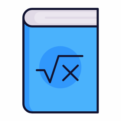 Math Book, Animated Icon, Lineal