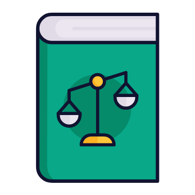 Law Book, Animated Icon, Lineal