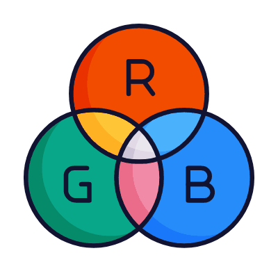 RGB Colors, Animated Icon, Lineal