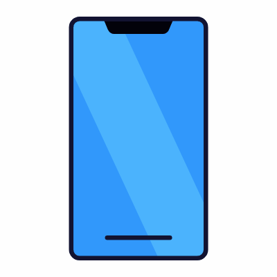 Ringing phone, Animated Icon, Lineal