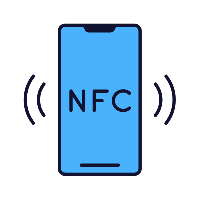 Scanning NFC, Animated Icon, Lineal