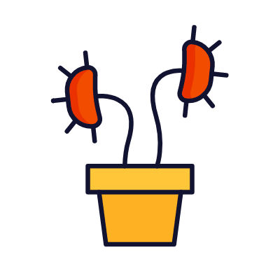 Venus Fly Trap, Animated Icon, Lineal