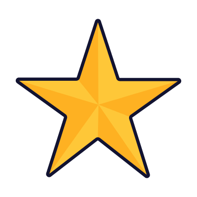 Star rating, Animated Icon, Lineal