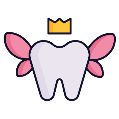 Tooth Fairy Day, Animated Icon, Lineal