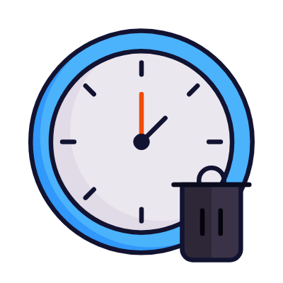 Wasting Time, Animated Icon, Lineal