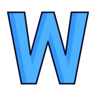 W, Animated Icon, Lineal