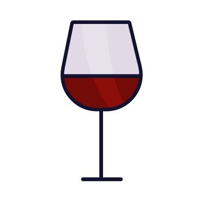 Wine, Animated Icon, Lineal