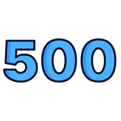 500, Animated Icon, Lineal