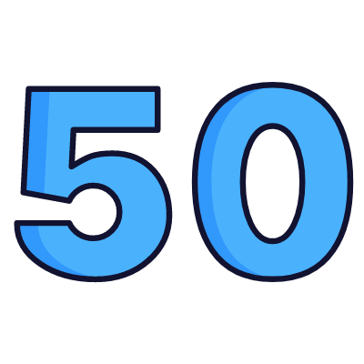 50, Animated Icon, Lineal