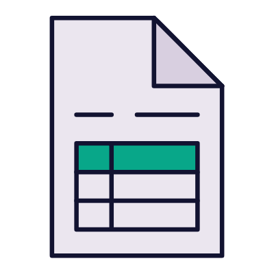 Invoice, Animated Icon, Lineal
