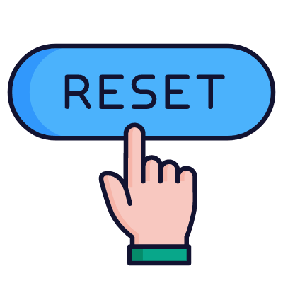 Reset Text, Animated Icon, Lineal