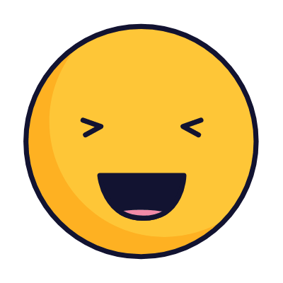 LOL emoji, Animated Icon, Lineal