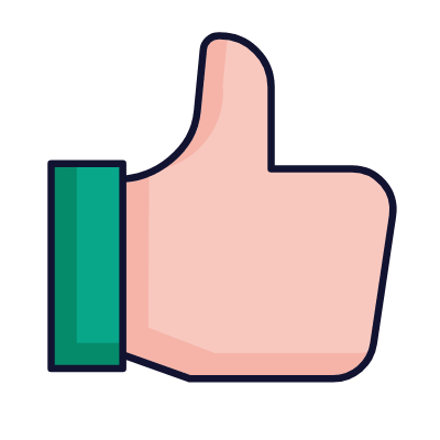 Thumb up, Animated Icon, Lineal