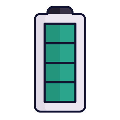 Battery, Animated Icon, Lineal
