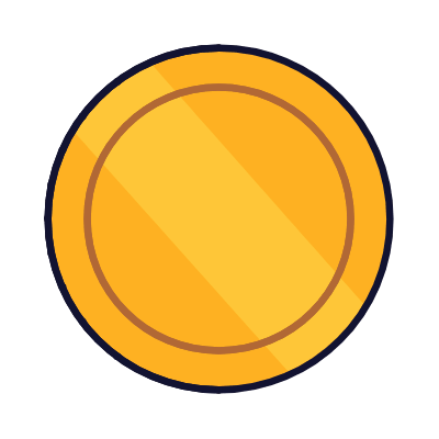 Coin, Animated Icon, Lineal