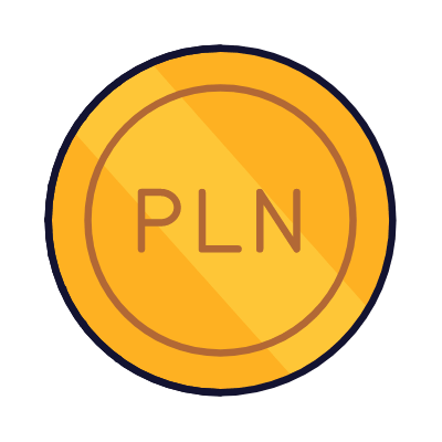 Polish coin, Animated Icon, Lineal