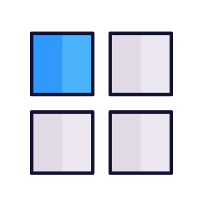 Grid list, Animated Icon, Lineal
