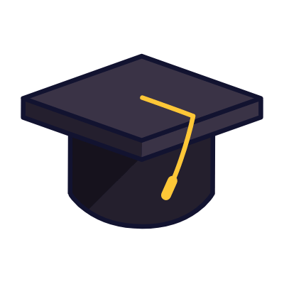 Graduation, Animated Icon, Lineal