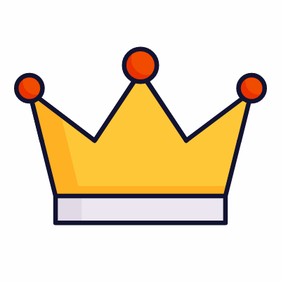 Crown, Animated Icon, Lineal