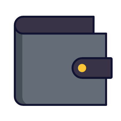 Wallet, Animated Icon, Lineal
