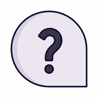 Question bubble, Animated Icon, Lineal