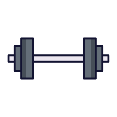Gym, Animated Icon, Lineal