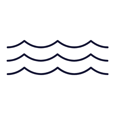 Ocean, Animated Icon, Lineal