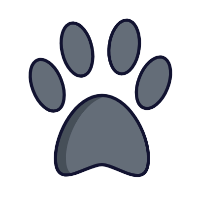 Paws, Animated Icon, Lineal