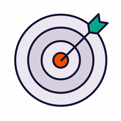 Target, Animated Icon, Lineal