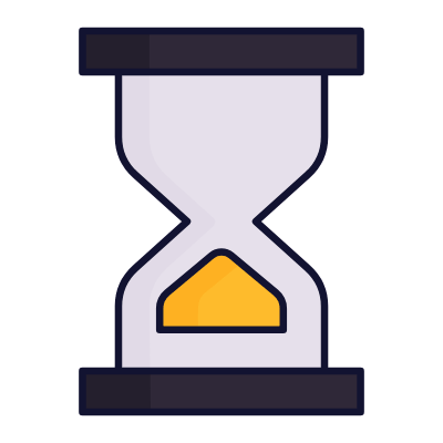 Hourglass, Animated Icon, Lineal