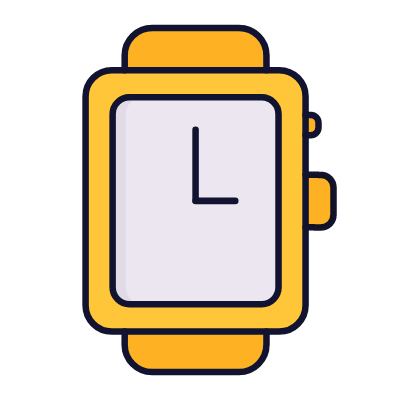Smart watch, Animated Icon, Lineal