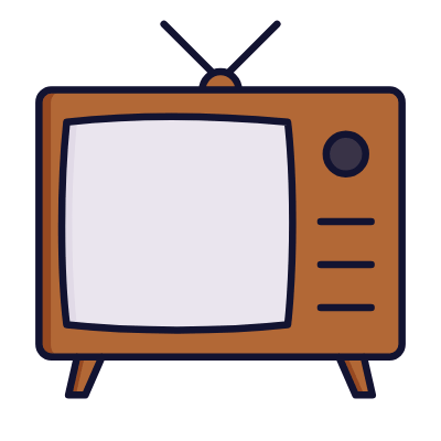 TV, Animated Icon, Lineal