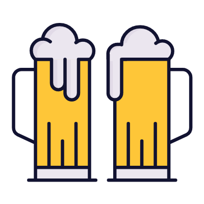 Beer, Animated Icon, Lineal