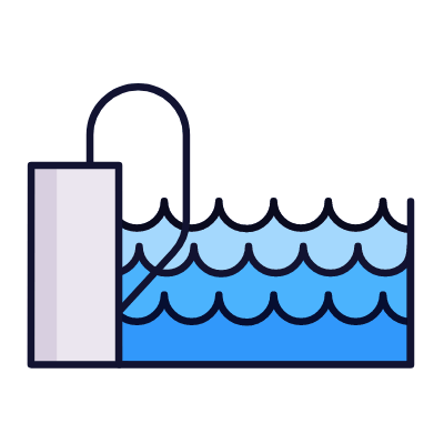 Pool, Animated Icon, Lineal