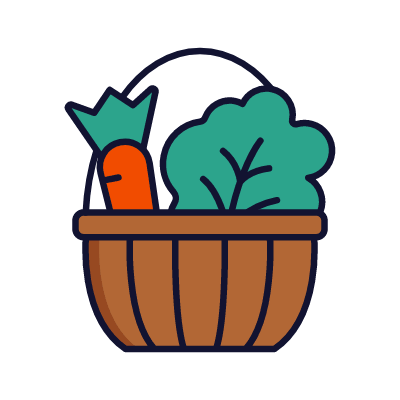 Veggies, Animated Icon, Lineal