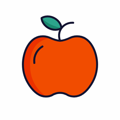 Apple, Animated Icon, Lineal