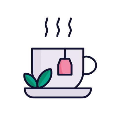 Green tea, Animated Icon, Lineal