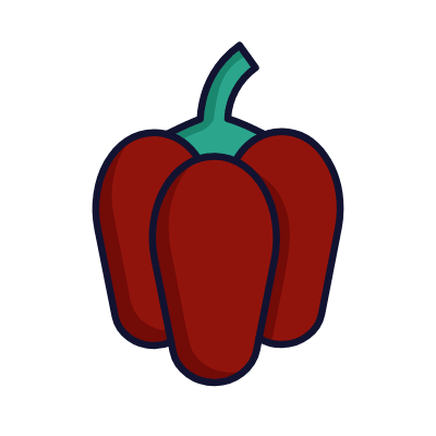Paprika, Animated Icon, Lineal