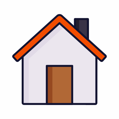 Home, Animated Icon, Lineal