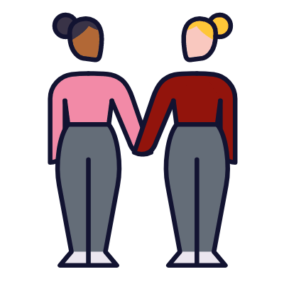 Couple, Animated Icon, Lineal