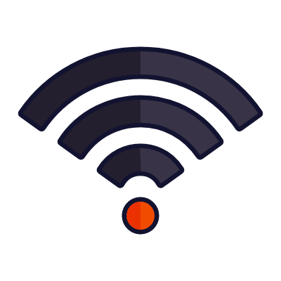 Wifi, Animated Icon, Lineal