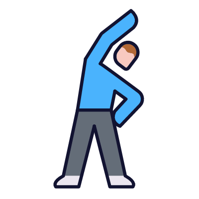 Stretch, Animated Icon, Lineal