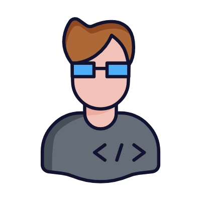 IT developer, Animated Icon, Lineal