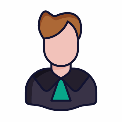 Lawyer, Animated Icon, Lineal