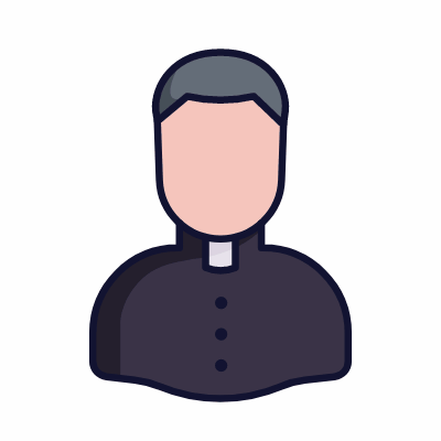 Priest, Animated Icon, Lineal