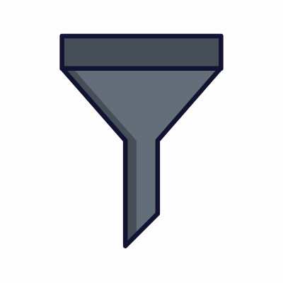 Funnel, Animated Icon, Lineal