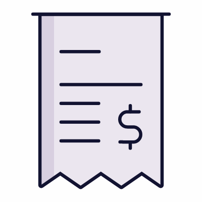 Invoice, Animated Icon, Lineal