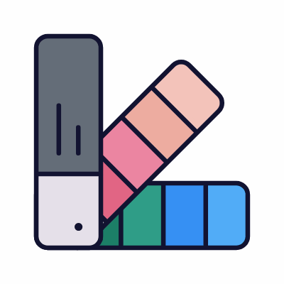 Color palette, Animated Icon, Lineal