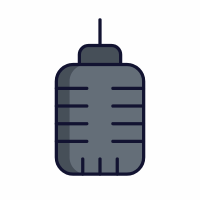 Microphone, Animated Icon, Lineal