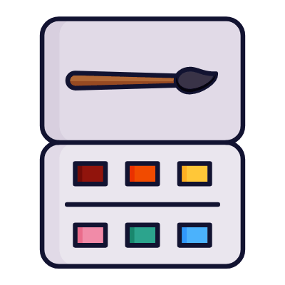 Watercolor, Animated Icon, Lineal
